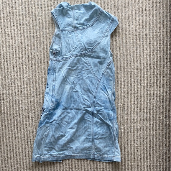 Diesel Asymmetric Denim Dress XS - Picture 2 of 5